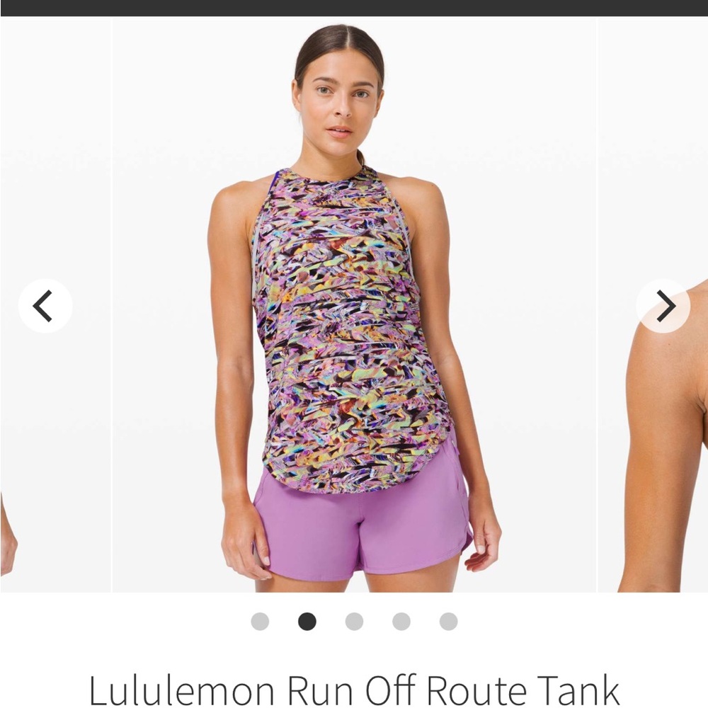 Lululemon Seawheeze Run Off Route tank - size 10
